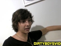 Cutie Valentino released a massive load after jacking his big dick