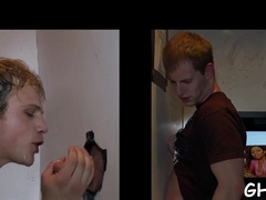 Going nasty through a gloryhole23