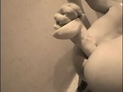 Big dildo balls deep in twink 2