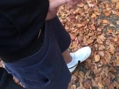 Meet me in the woods and witness me toying with my meatpipe