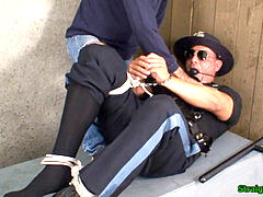 Officer Lex corded gagged and unwrapped