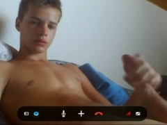 Hung twink shoots a load 2