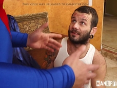 Packing Superman's Retired Ass Hole by ManUpFilms