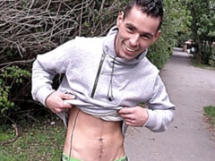 Hairy bunghole getting banged in a Czech gay porn movie