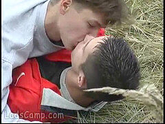 homosexual oral addict makes his buddy bust a nut outdoors