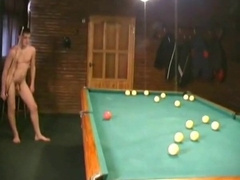 Bare Russian Soldiers Frolicking Pool