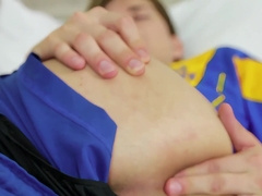 Stunning Twunk Soccer Players Wanks His Boner