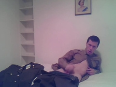 Amateur girlfriend in MMF 3some