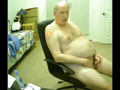 Grandpa handjob, onanism, grandpa cums