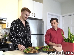 Hunk stepdads Markus Kage and Beau Reed swapping their hot stepsons