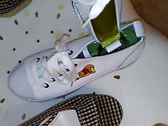 pissed platform sneakers
