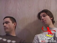 Dan and Jayden Jerk Of Together