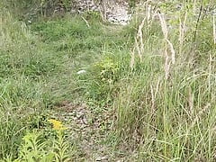 18-Year-Old Guy Jerks Off in an Abandoned Cabin
