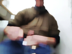 OBSERVE me CREEP around the SUPERMARKET to WANK MYSELF OFF! (GINORMOUS CUM-SHOT)