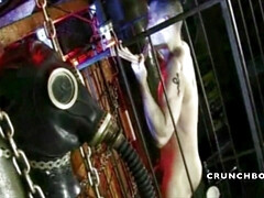 Hard fetish punishment in backroom