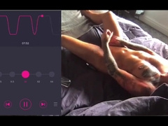 Nicely-Shaped Muscle Dad masturbates off with lovense in bootie