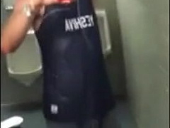 Muscle Guy Unwraps Outdoors, Expecting to Get Caught