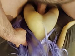 Asian mini sexdoll get fucked