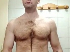 Pumping out the jizz.