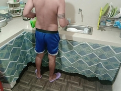 NAHULI ko si tito nagjajakol habang nagkakape Sarap cguro sumabay sa kanya mag kape o jakol