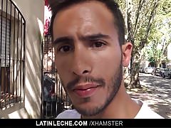 POV camera man fucking straight Latin macho stud