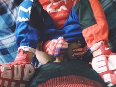 Gay fox, gay mxhelmet, gay nike