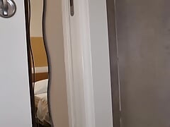 Vacation Adventure - I Let You Watch Me Jerk Off In The Shower With My Huge Hard Cock