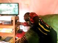 Home made.. watching tv