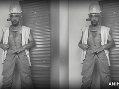 Builder Pisses Soccer