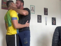 Powerful, molten and wooly masculine boning the thirsty young stud