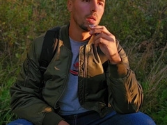 Petting My Butt at Sunset