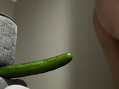 Taking a 9 inch cucumber