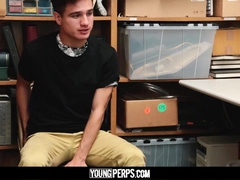 YoungPerps - Young fellow romped by yam-sized knob cop for shoplifting