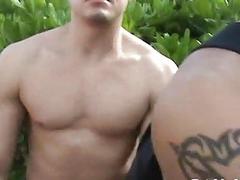 Gays go mad in a group sex play