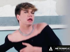 HETEROFLEXIBLE - Draped Cub Manuel Skye PREDOMINATES Misbehaving Femboy's Elastic Bootie