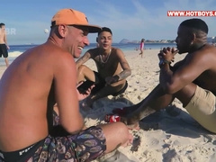 Young guy providing to his covert mate