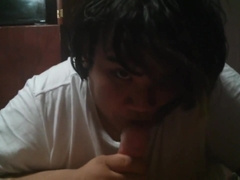 Chubby Sissy sucks and gets fucked