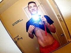 Slutty swimmer Thomas Diaz surely loves stroking