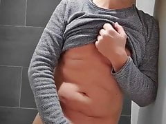 Daddy jerk and cum