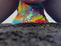 Monster psychedelic buttfuck destruction - epic open up and oil dribble after.