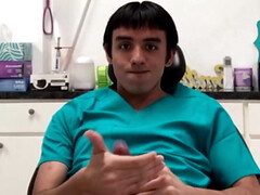 Jerking off at a Dental Clinic pt. 2