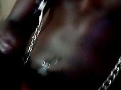 Black cock Cumming thick and hot