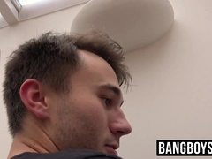 Hairy gay opens his mouth to swallow every inch of my penis