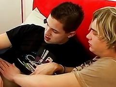 Bareback twink fucking after blowjob