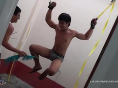 Tickle Games With Asian Boy Jess With Ricky Boy