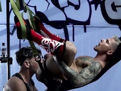 Fine men play dirty maledom games in unique oral perversions