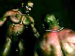 White gay guy gets fucked hard by hot black men