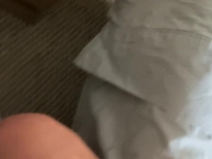 Palms-free-for-all jizzing with electro-hitachi