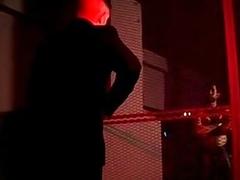 Pissing before wild stuffing for jocks