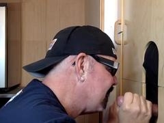 Newbie gets a taste of oral pleasure with a sex toy